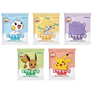 Measty Pokémon 30th KOR cukrová vata se sběratelskou nálepkou 1ks 9 g