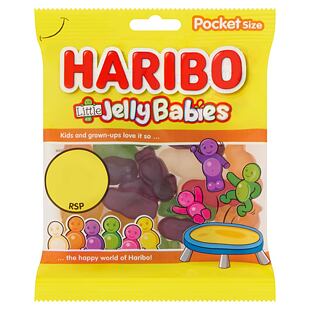 Haribo Little Jelly Babies chewy candies with fruit flavors 60 g PM