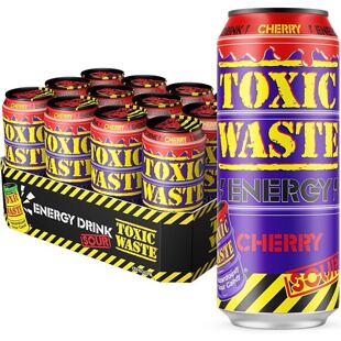 Toxic Waste energetický nápoj s příchutí třešně 500 ml Celé balení 12 ks