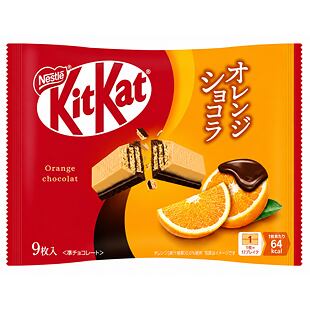 Kit Kat JAP mini tyčinky s polevou s příchutí pomerančů 9 x 11,6 g