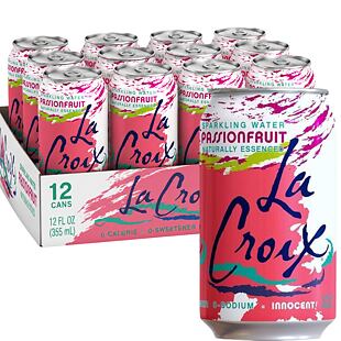 La Croix sycený nápoj s příchutí mučenky 355 ml Celé balení 12 ks