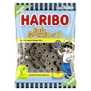 Haribo DE Salzbrezeln slané lékořicové bonbóny ve tvaru preclíků 175 g