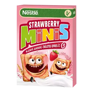 Nestlé Cini Minis EU Strawberry cereálie s příchutí jahody 375 g