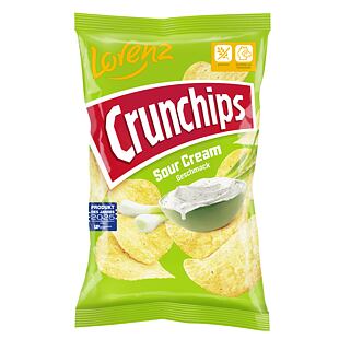 Crunchips DE bramborové chipsy s příchutí Sour Cream 150 g