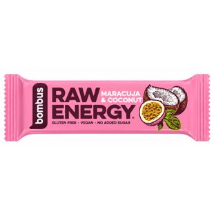 Bombus CZ Raw Energy ovocná tyčinka s maracujou a kokosem 50 g
