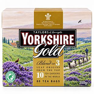 Yorkshire Gold černý čaj 80 ks 250 g
