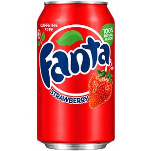 Fanta sycený nápoj s příchutí jahody 355 ml