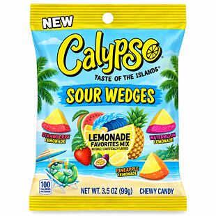 Calypso US kyselé žvýkací bonbonky s příchutí limonády a ovoce 99 g