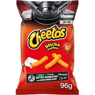 Cheetos ES Avengers Sticks Palitos kukuřičné křupky s příchutí sýru ve tvaru pálky 96 g