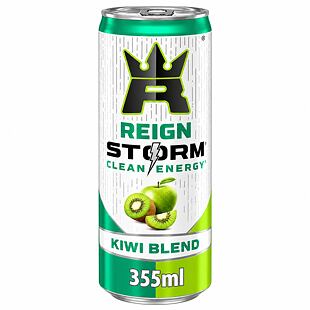 Reign Storm sycený energetický nápoj s příchutí kiwi a jablka 355 ml