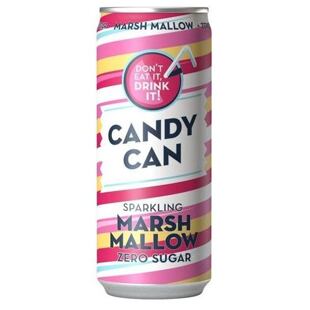Candy Can Marshmallow sycená limonáda bez cukru s příchutí marshmallows 330 ml