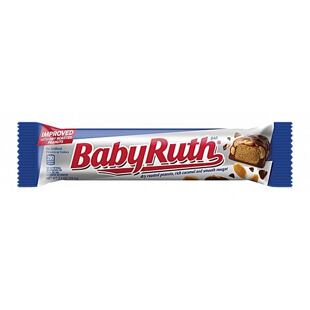 Baby Ruth USA čokoládová tyčinka s arašídy, karamelem a nugátem 53,8 g