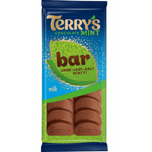 Terry's mléčná čokoláda s mátovou příchutí 90 g