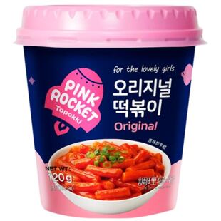 Pink Rocket KOR instantní těstoviny Topokki 120 g
