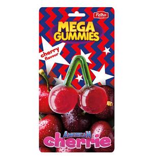Felko Mega Gummies velká želatinová třešeň 120 g