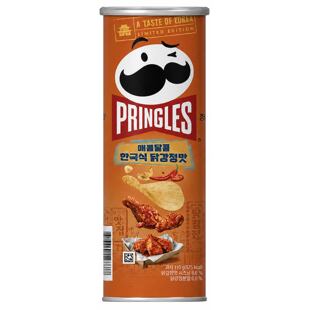 Pringles KOR bramborové chipsy s příchutí Korean Fried Chicken 100 g