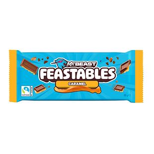 Feastables MrBeast mléčná čokoláda s náplní s příchutí karamelu 60 g