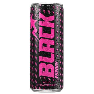 Black PL Energy Zero s příchutí lesních jahod 250 ml