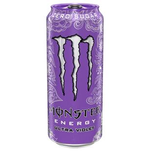 Monster USA Ultra Violet energetický nápoj s příchutí hroznového vína se sladidly 473 ml