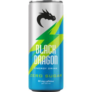 Black Dragon EU Zero energetický nápoj bez cukru 250 ml