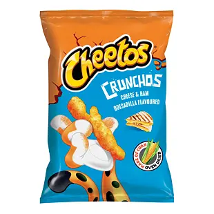 Cheetos EU Crunchos křupky s příchutí Ham and Cheese 85 g