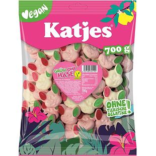Katjes DE Grün-Ohr Hase Vegan želé bonbóny ve tvaru zajíčků 700 g