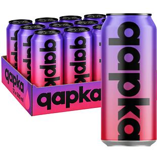 Qapka minerální voda s příchutí borůvka a třešeň 500 ml Celé balení 12 ks