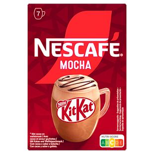 Nescafé KitKat instantní mocha s příchutí čokoládové sušenky 7 x 21 g