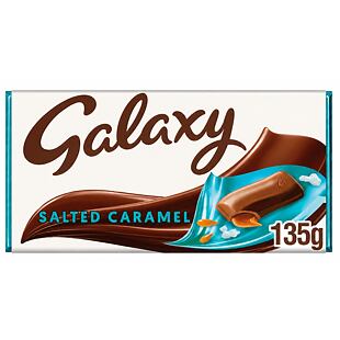 Galaxy mléčná čokoláda s náplní s příchutí slaného karamelu 135 g