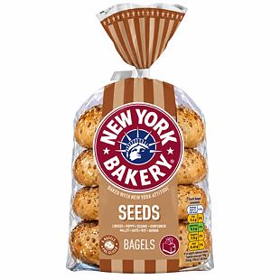 New York Bakery Classic pšeničné bagely se semínky 4 x 75 g