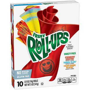Fruit Roll-Ups měkké pásky ovocných příchutí 141 g