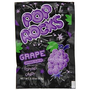 Pop Rocks praskající bonbonky s příchutí hroznového vína 9,5 g