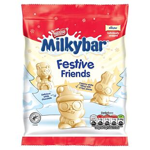 Nestlé Milkybar vánoční postavičky z bílé čokolády 57 g