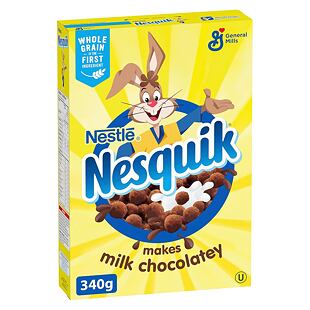 Nesquik CAN celozrnné cereálie s příchutí čokolády 308 g