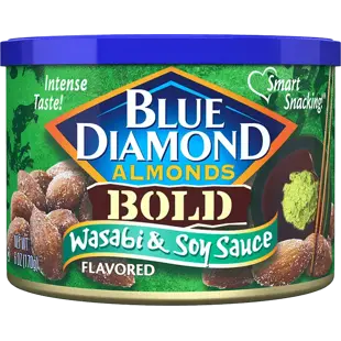 Blue Diamond mandle s příchutí wasabi a sójové omáčky 170 g
