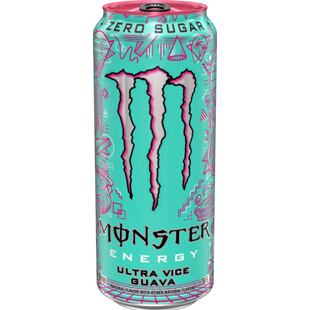 Monster USA Ultra Vice Guava energetický nápoj s příchutí guavy bez cukru 473 ml