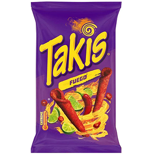 Takis ES Fuego kukuřičné lupínky s příchutí chilli a limetky 100 g