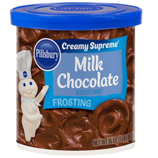 Pillsbury krémová poleva s příchutí mléčné čokolády 453 g