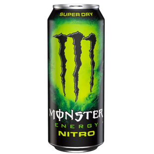Monster CZ Nitro Super Dry energetický nápoj 500 ml