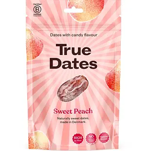 True Dates datle s příchutí broskvových bonbónů 100 g