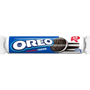 Oreo EU Double Creme sušenky s náplní s příchutí vanilky 157 g