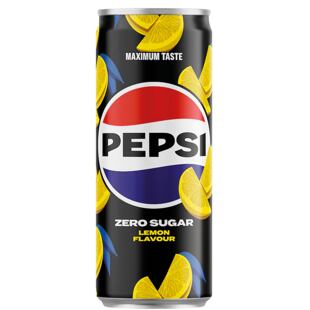 Pepsi CZ Zero Lemon bez cukru s příchutí citrónu 330 ml