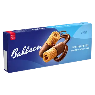 Bahlsen EU Waffeletten ruličky s mléčnou čokoládou 100 g