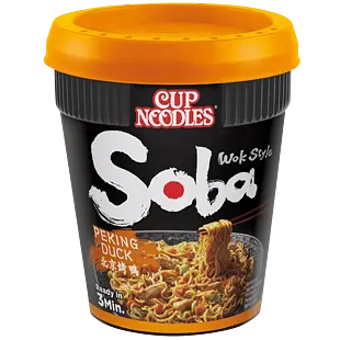 Nissin Soba Cup Pekingská kachna instantní nudle 90 g