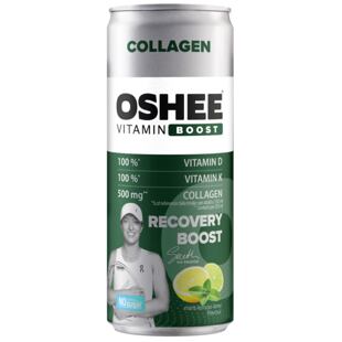 OSHEE Vitamin Boost zero kolagen příchuť máta a citron 250 ml