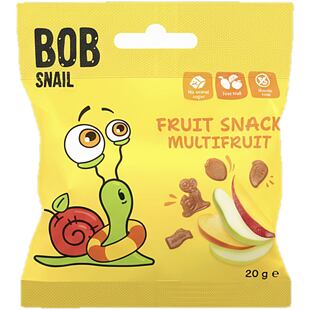 Bob the Snail Multifruit Snack 20 g