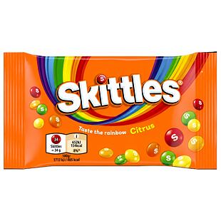 Skittles EU bonbóny s příchutí citrus 38 g