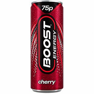 Boost energetický nápoj s třešňovou příchutí 250 ml PM