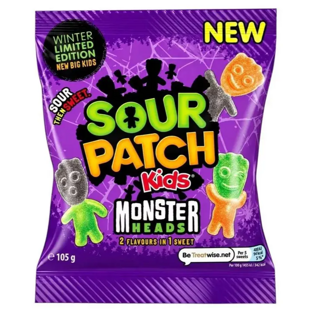 Sour Patch Kids kyselé žvýkací bonbony s ovocnými příchutěmi 105 g