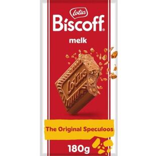 Lotus Biscoff mléčná čokoláda s náplní s příchutí sušenek 180 g